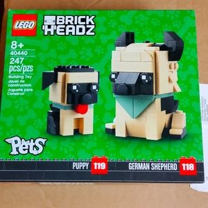 Lego Brickheadz Pets German Shepard & Puppy #40440